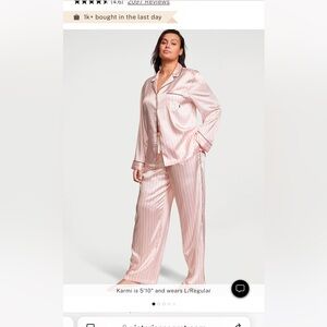 Victoria’s Secret satin pajamas
